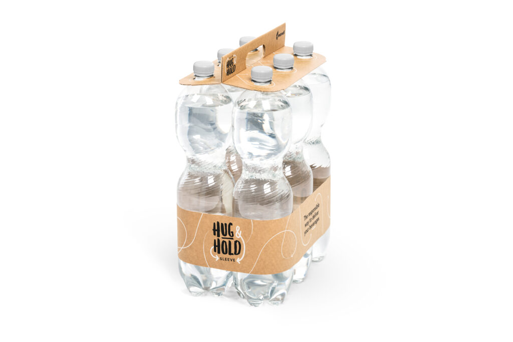 Mondi has a hold on drinks packaging with Hug&Hold – a new sustainable alternative to plastic shrink wrap.