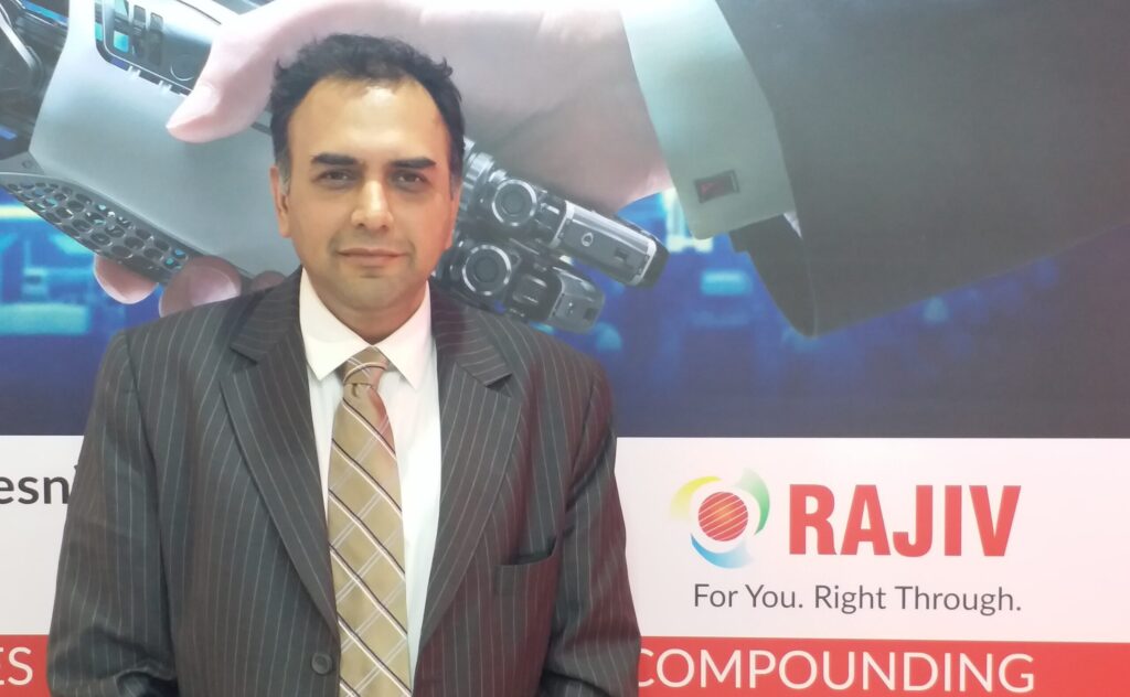 Pic of Hemant Minocha, Director, Rajiv Plastic Industries New Surangi plant pic.