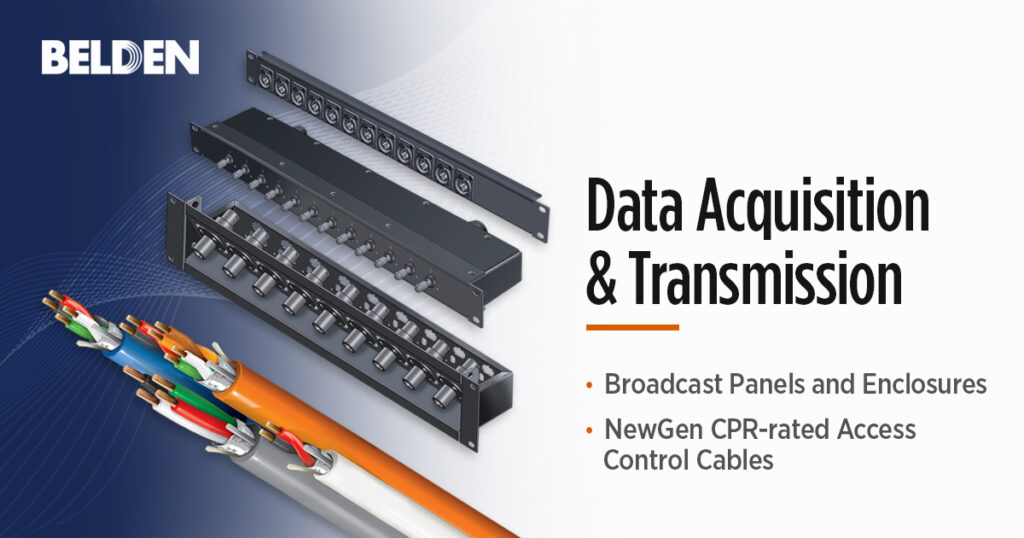 Belden Launches Solutions to Manage Media Outputs and Security System Connections in Q1 2023.