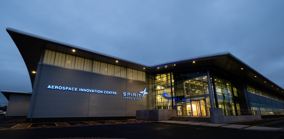 Spirit’s Aerospace Innovation Centre (AIC) in Prestwick, Scotland.
