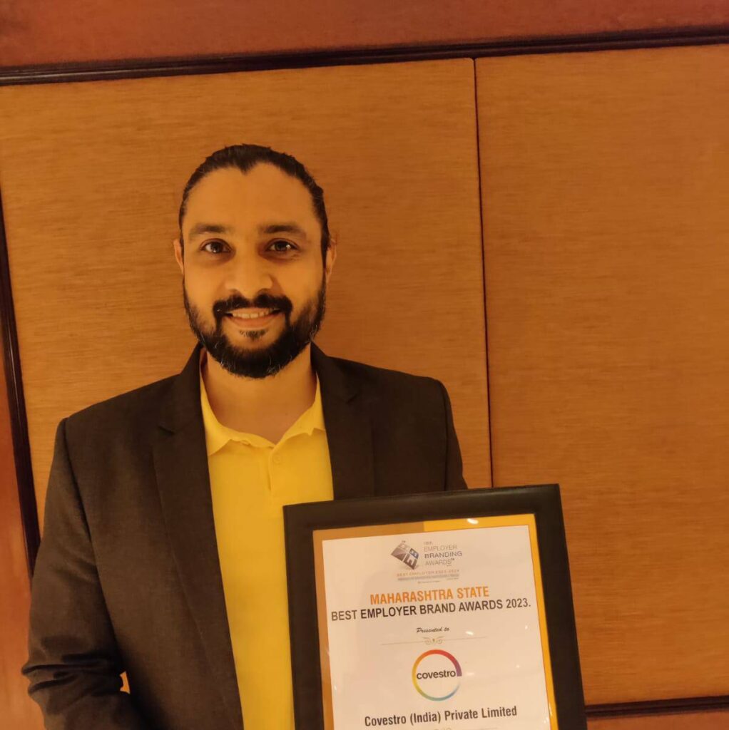 Covestro (India) Pvt. Ltd Wins Coveted 'Best Employer of Maharashtra' Award by World HRD Congress for Outstanding Workplace Culture and Employee Engagement.